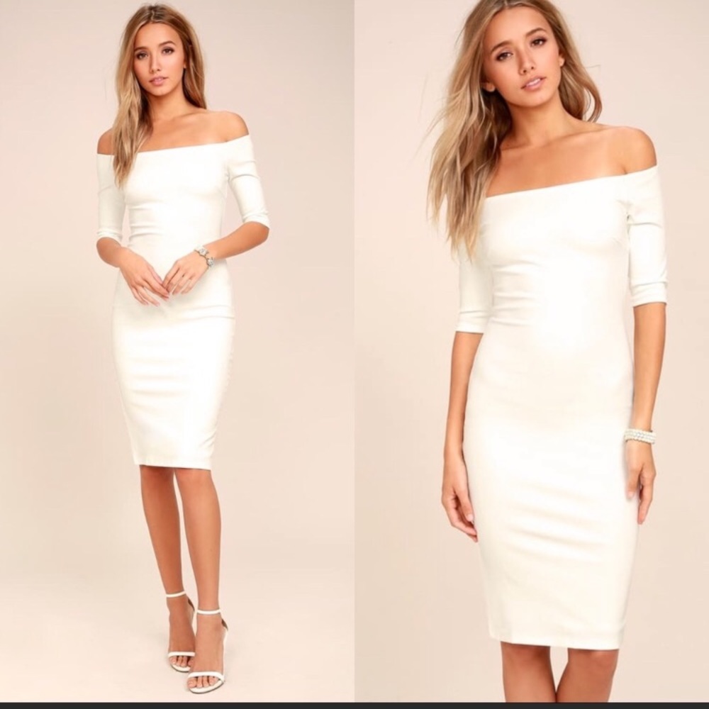 LuLu's Off-the-Shoulder Midi
